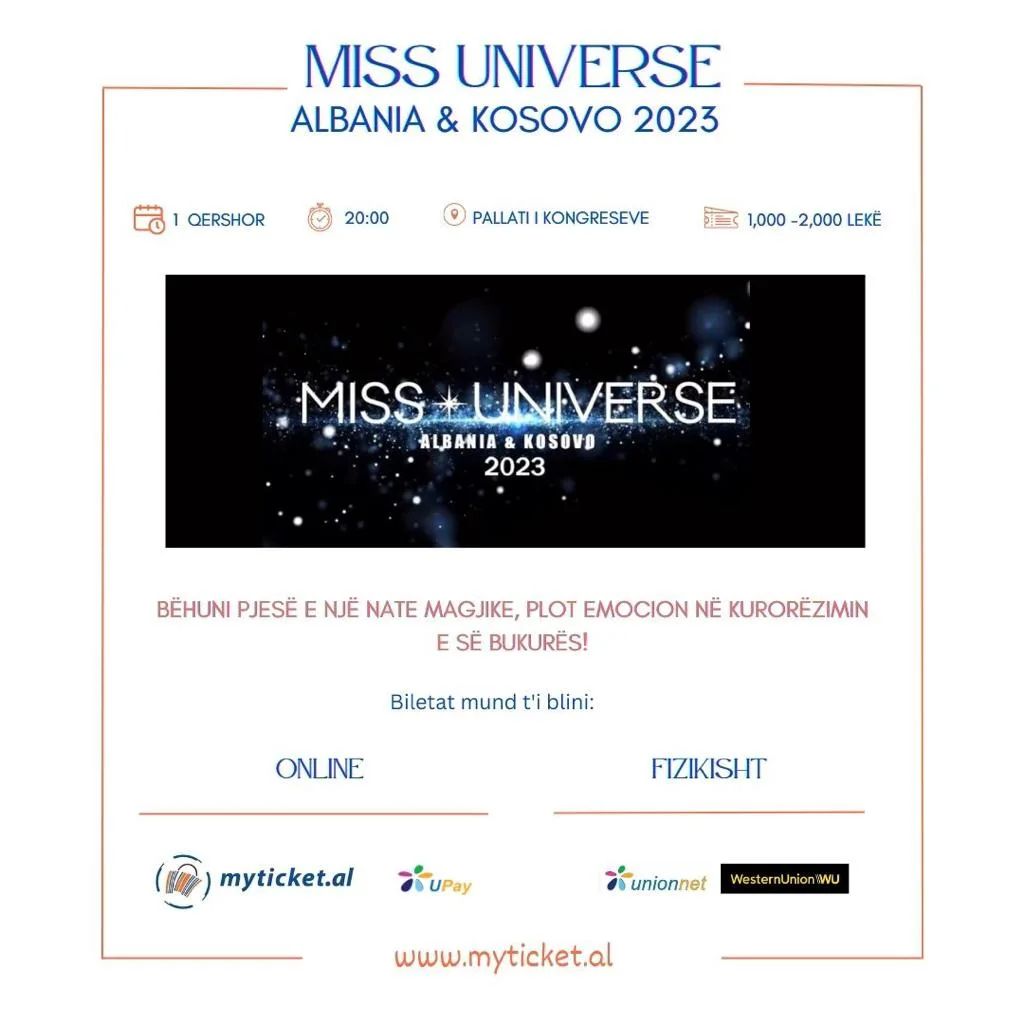 . Miss Universi – 1 Qershor 
